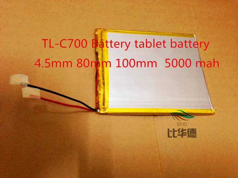 best battery brand The new TL-C700 Battery 4.5mm 80mm 100mm 3.7v tablet 5000 large capacity | Компьютеры и офис