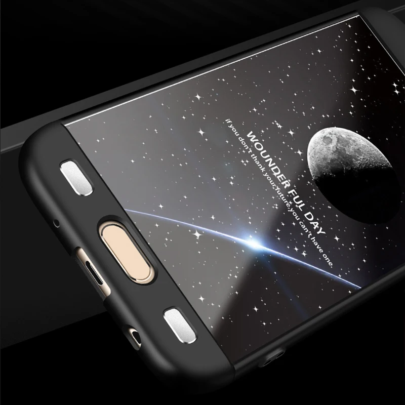 Жесткий ПК чехол для Funda Samsung Galaxy J3 J5 J7 2017 Pro J330 J530 J730 евро версия 3 в 1 Съемный 360