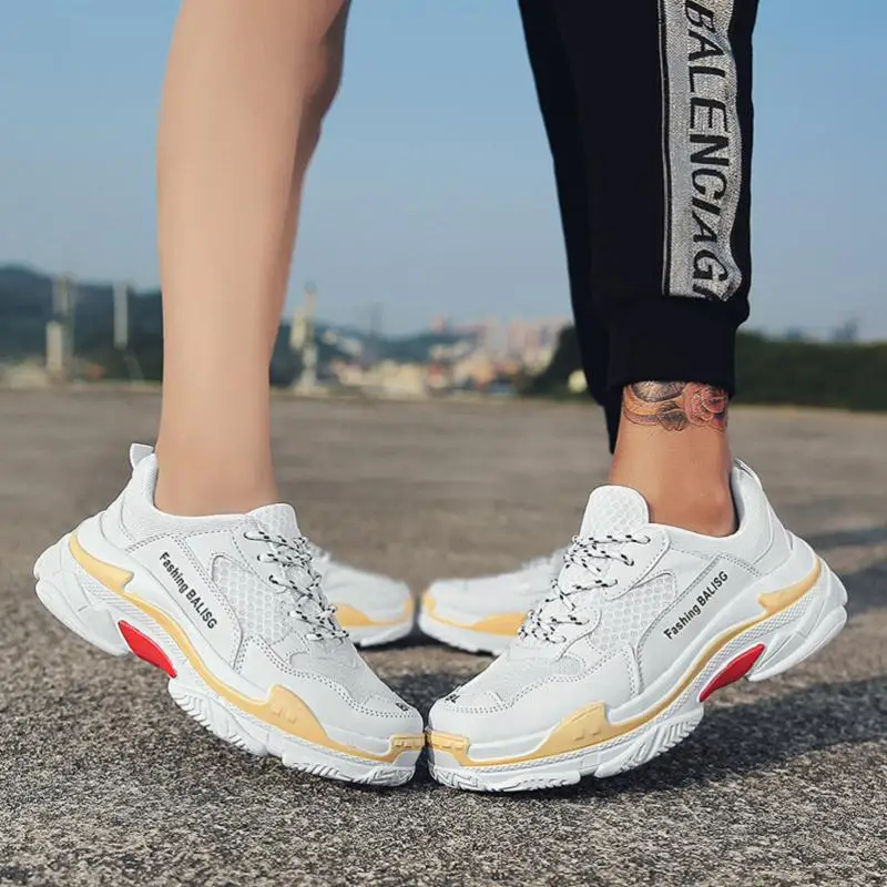 SHARCPCLAW/дышащая повседневная обувь Женская Белая увеличивающая рост мужские