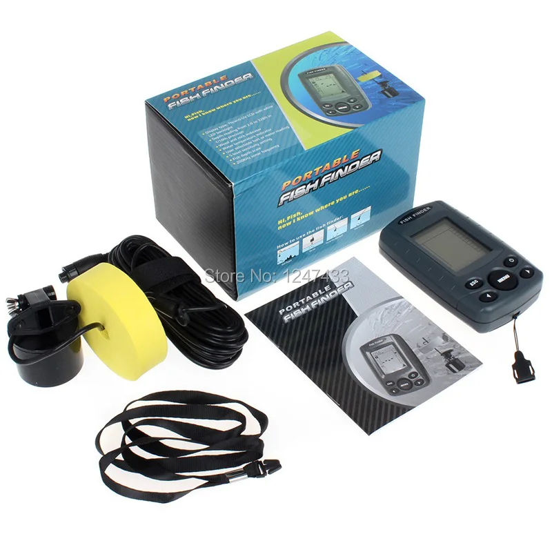 Портативный Проводной рыболокатор Sonar преобразователь водостойкий сорняк рок