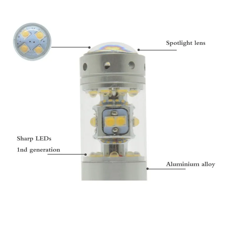 Комплект из 2 предметов белый 80 Вт 9005 HB3 для детей возрастом от 12V-24v Авто