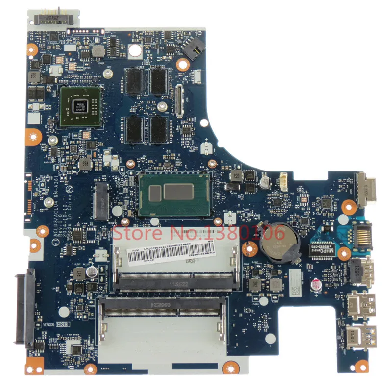 KEFU MB For Lenovo G50-80 Laptop Motherboard With I7-5500U 2.4GHz CPU R5 M330 2GB 5B20H14391 ACLU3/ACLU4 NM-A361 100% Tested | Компьютеры