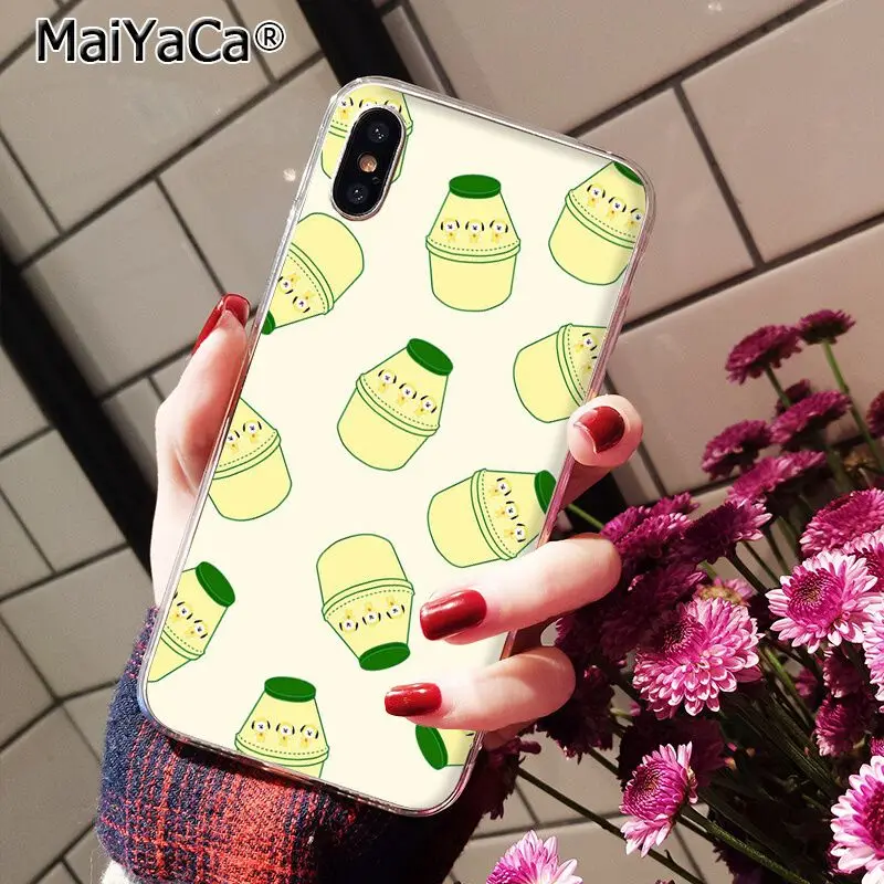 Чехол для телефона Kawaii в японском стиле с клубничным Молоком Для iphone 12 11 pro MAX 6S 6plus