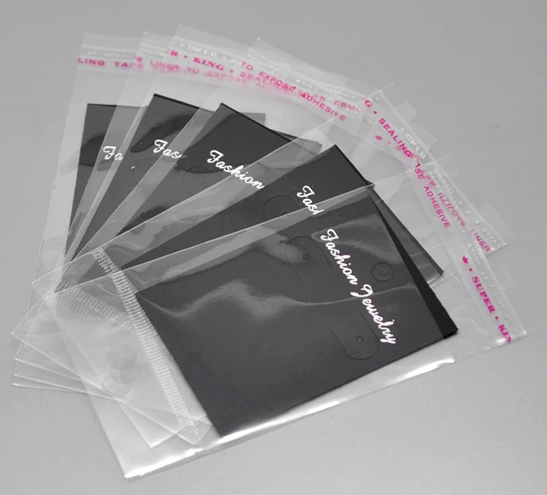 8 сезонов 100 комплектов черные карточки для демонстрации серег 7 см х 5 с