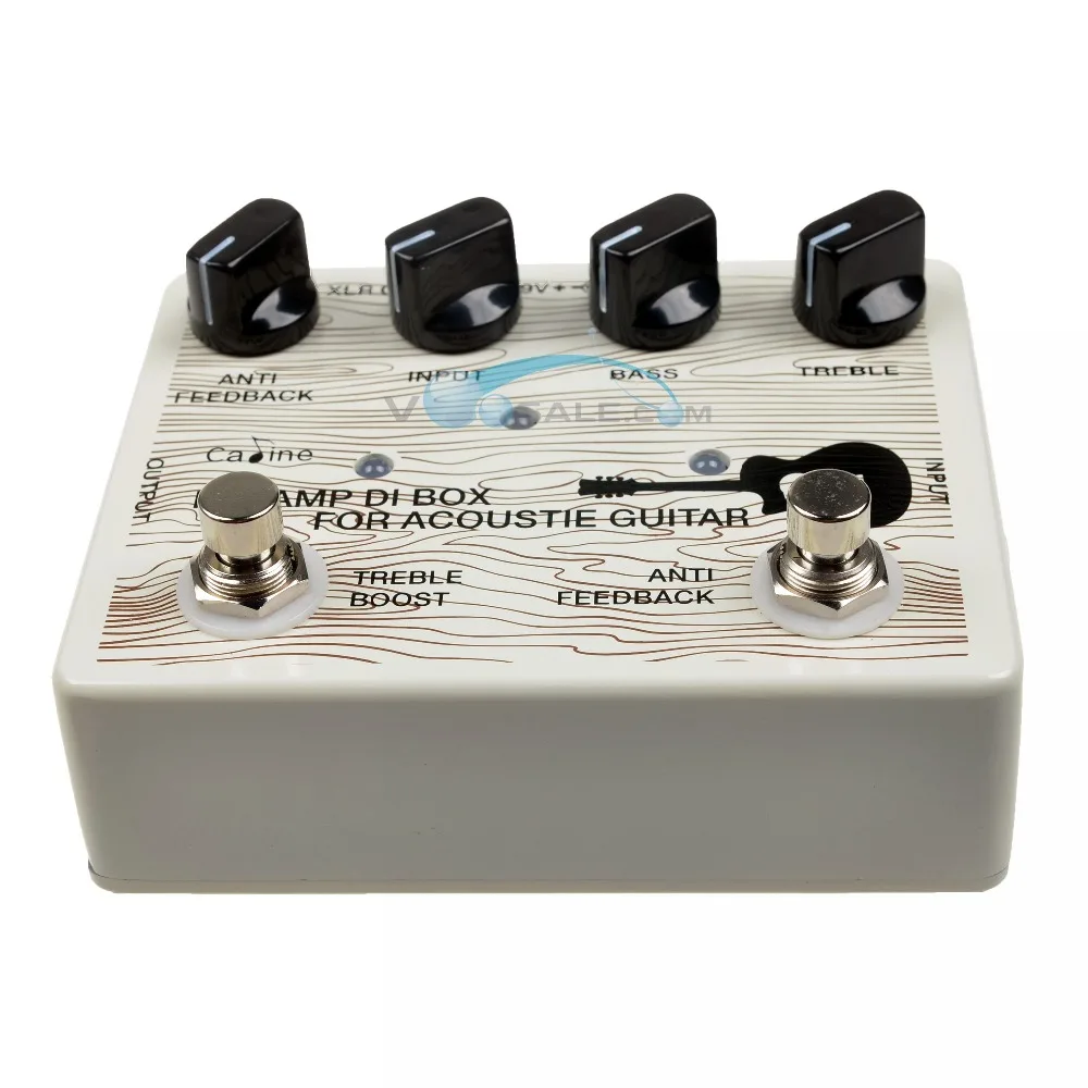 Caline CP-67 DI Box для акустической гитары педаль эффект 9 В гитарные эффекты гитарные аксессуары педаль эффектов истинный обход гитарные части