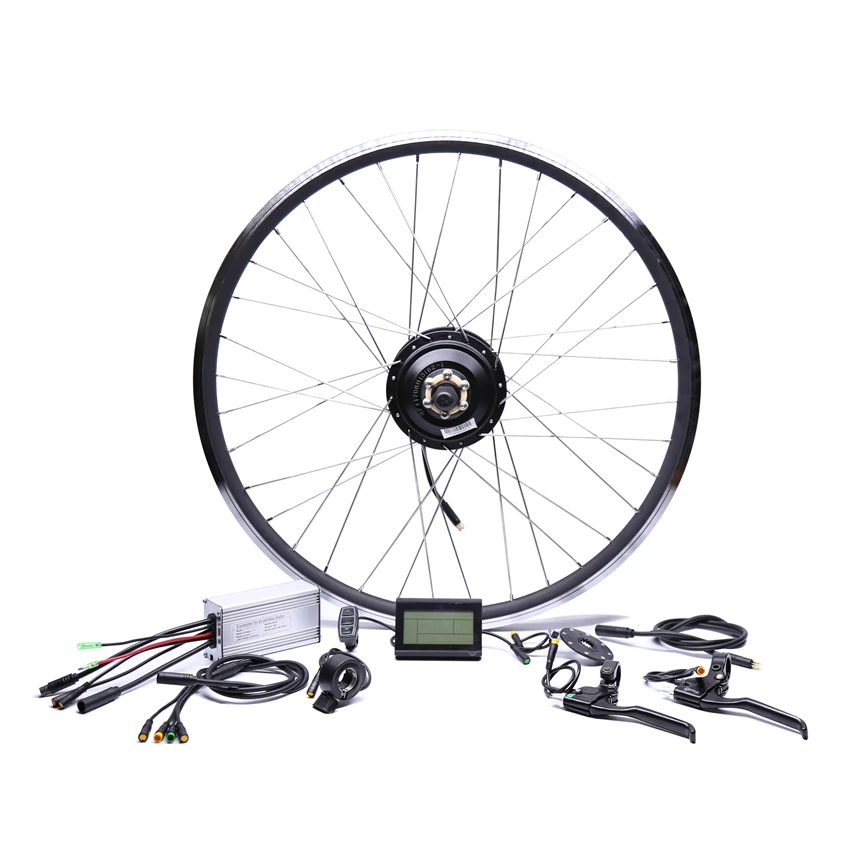 Водонепроницаемый 48v500w Bafang передний/задний комплект для переоборудования электрического велосипеда бесщеточный мотор ступицы 20 ''26'' 28 ''DIY колеса