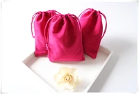 multicolor velvet bag customized logo velvet gift bags velvet jewellry drawing pouch any size