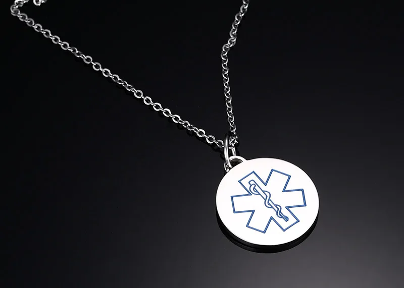Женские кулоны из нержавеющей стали с синим и красным логотипом|pendants for women|f pendanttag