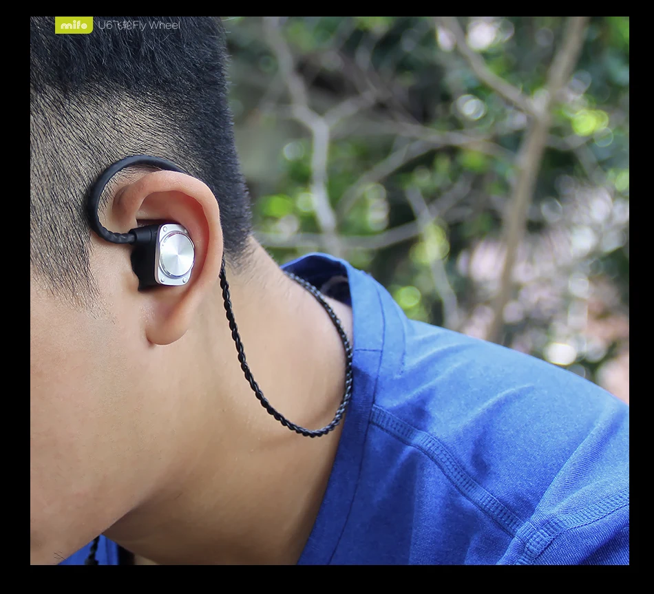 MIFO U6 Newest Wireless Bluetooth Headphone Sport Earphone Headset Waterproof HiFi Stereo APT-X A2DP With mic | Электроника