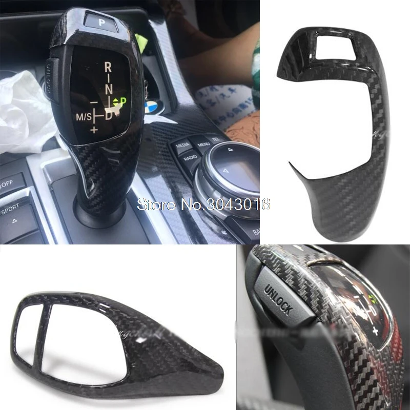 Углеродное волокно для BMW F20 F22 F21 F30 F32 F33 F36 F06 F12 F13 X5 F15 X6 F16|gear knob cover|knob covercover |