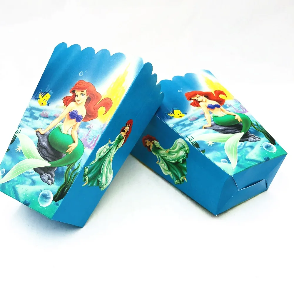 Русалочка попкорн пользу Сумки для День рождения украшения идеи Русалка