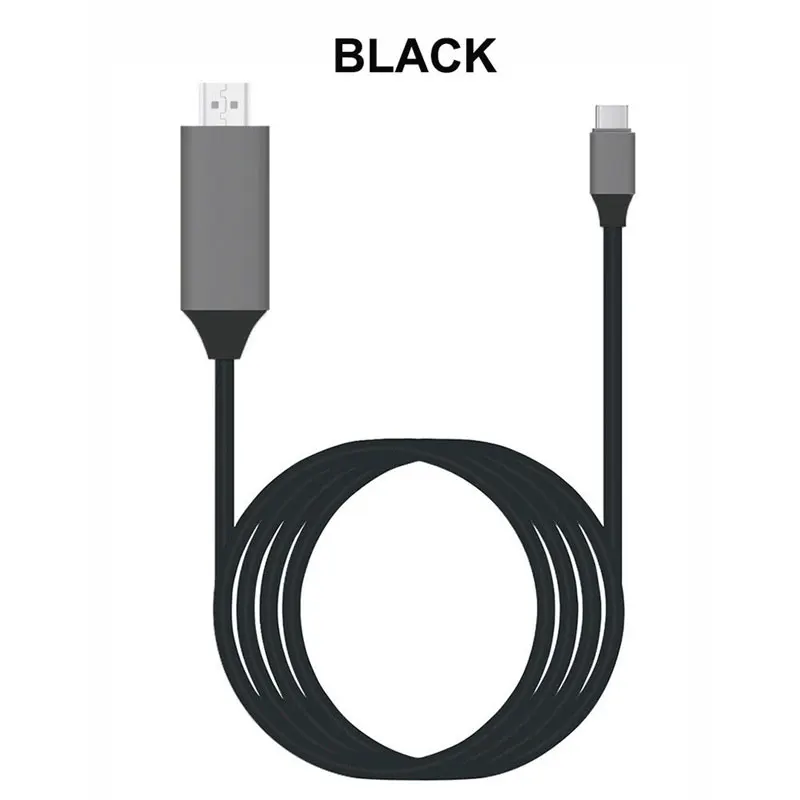 AHHROOU USB C HDMI кабель type C к HDMI Thunderbolt 3 для MacBook samsung Galaxy S9/S8 huawei mate 10 Pro P20 USB-C HDMI адаптер
