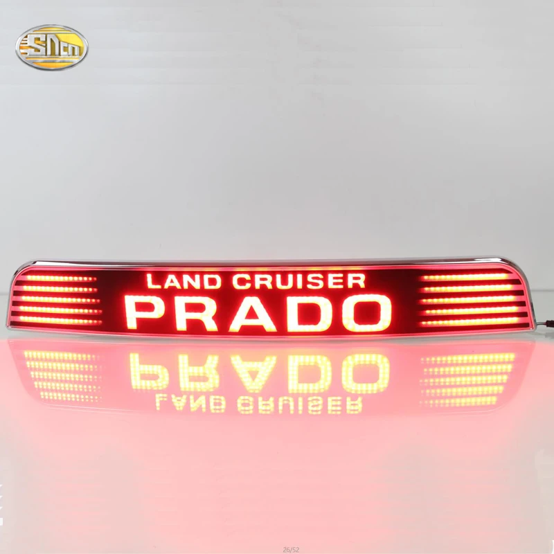 Светодиодный задний приводной светильник s для Toyota Prado светодиодные задние тормозные огни бампер лампа предупреждение запасное колесо светильник