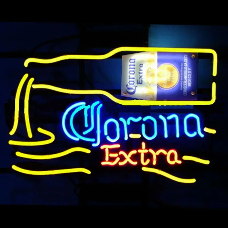 Экстра неоновая светосветильник вывеска Corona пивной бар|Подвесные светильники| |