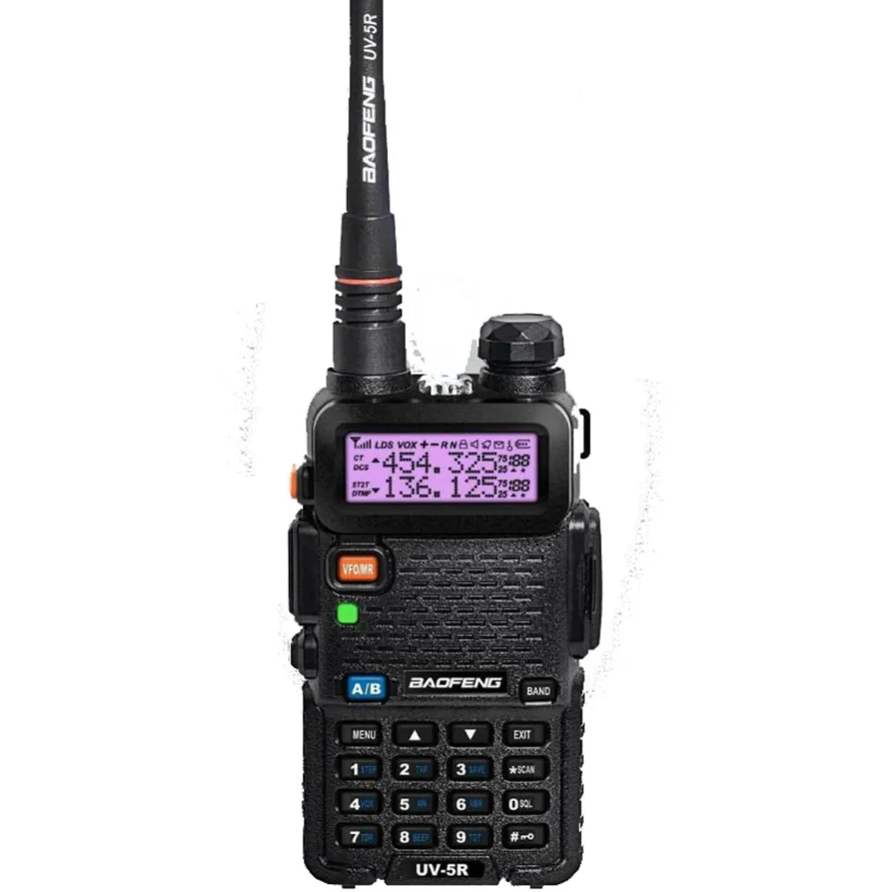 Двухдиапазонная рация BAOFENG UV-5R VHF/UHF + оригинальный Избавитель от аккумулятора