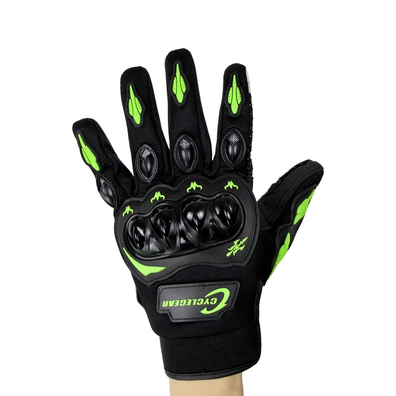 Cyclegear rcycle гоночные перчатки полный палец мотоциклетные сенсорный экран moto cross