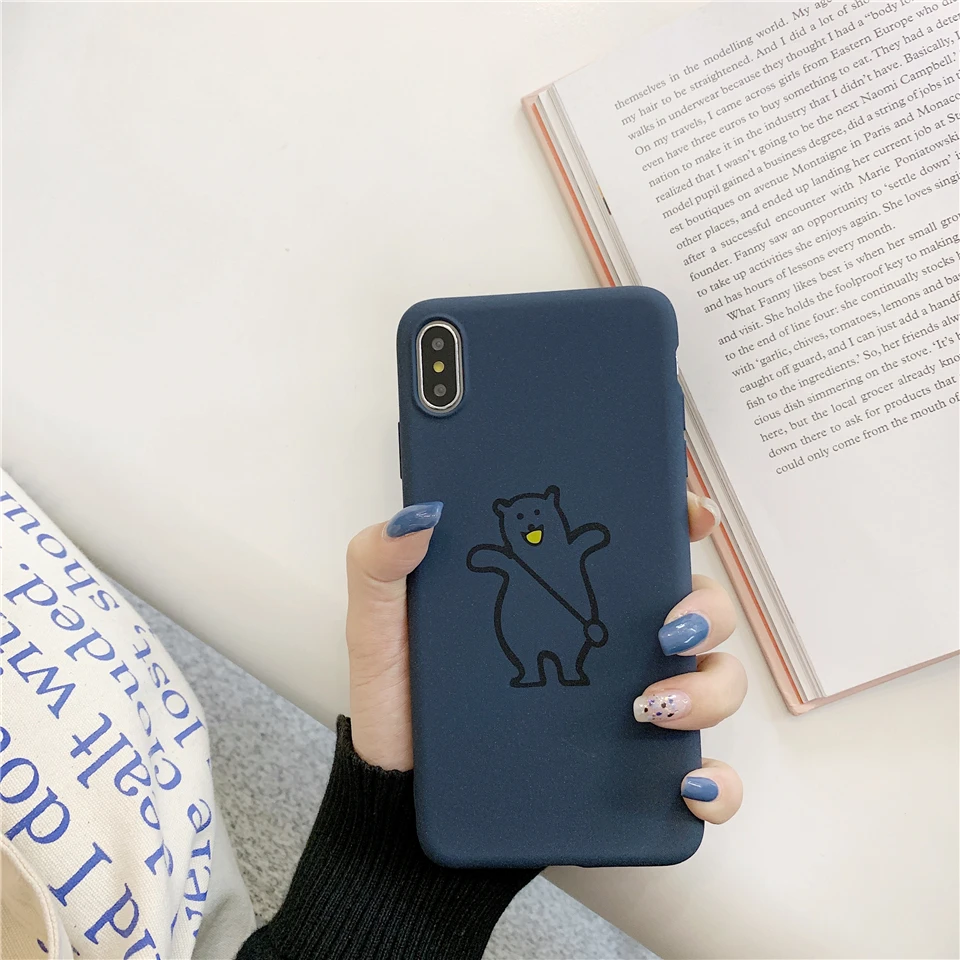 Чехол для OPPO A33 чехол мягкий силиконовый из ТПУ Матовый Носки с рисунком медведя