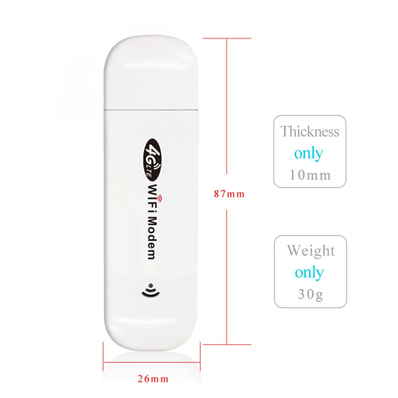 Wi Fi роутер 4G LTE 150 Мбит/с Мобильный USB модем Ulocked WCDMA UMTS 3G широкополосный