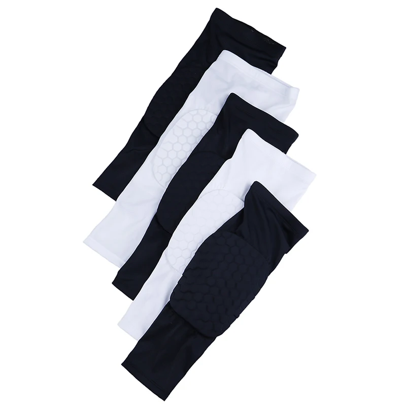 

1PCS Honeycomb Basketball Knee pads Leg Sleeves Cellular Football Volleyball Soccer Kneepad Calf Support Ski Cycling Leg warmer