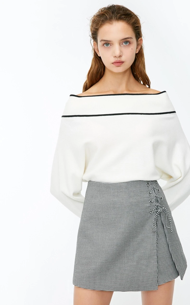 Vero Moda Женские клетчатые повседневные шорты на шнуровке | 318315529