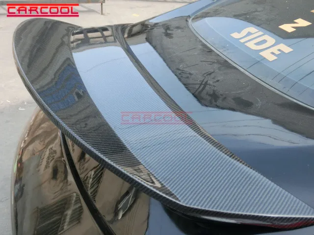Для 2009 2016 370Z Z34 Coupe CS Тип N Стиль углеродного волокна спойлер заднего багажника