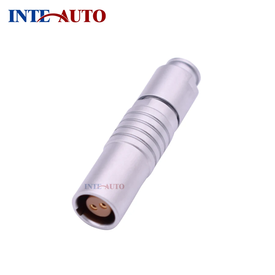 

M12 Round Push Pull Connector, 1B 5 Pins Metal Free Receptacle Socket, Solder Contacts,Brass Body,DHG.1B.305