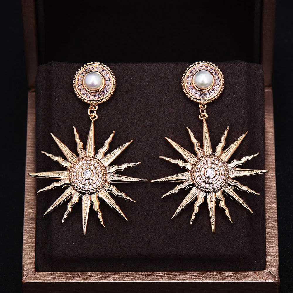 Женские серьги GODKI длинные с кисточками и кристаллами из фианита|wedding earrings|bridal