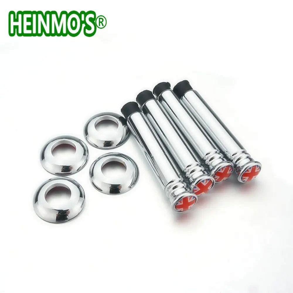 Для MINI COOPER JCW One+ S Countryman Clubman R55 R56 R57 R58 R59 R60 R61 F54 F55 F56 F60 Автомобильный Дверной замок со стикерами - Название цвета: DDTMT RedJack