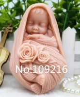 new product1pcs scarf baby zx166 silicone handmade soap mold crafts diy mould