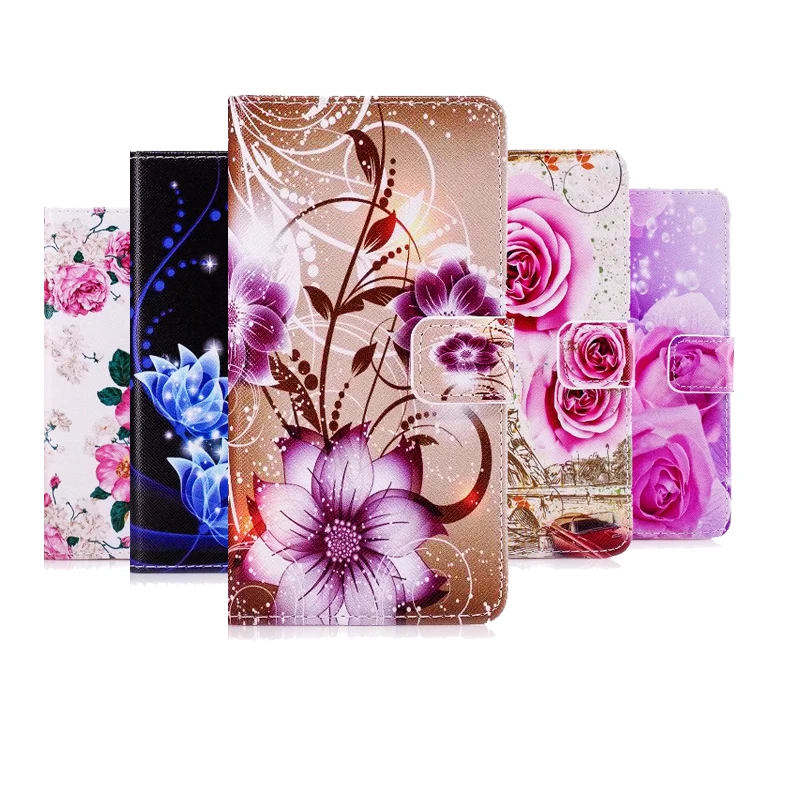 Чехол-книжка из искусственной кожи с бумажником и подставкой мягкий чехол для