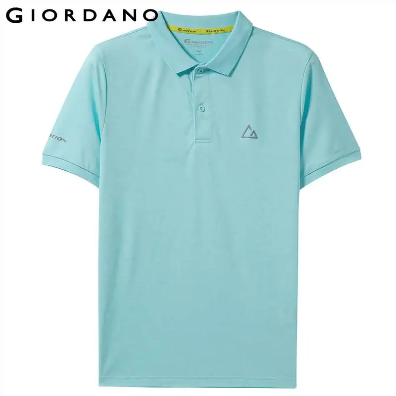 Giordano Мужская рубашка поло серии G-Motion короткий рукав для мужчин тонкие Красочные