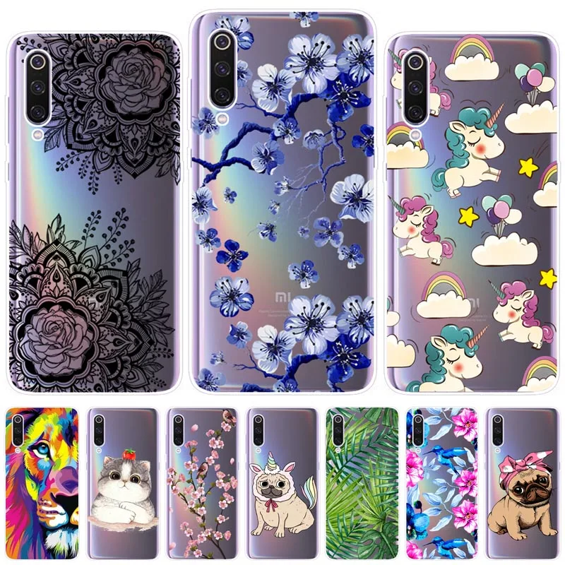 Чехол для Xiaomi mi 9 Мягкий силиконовый чехол задней крышки Fundas телефона Coque Capa Xiao |