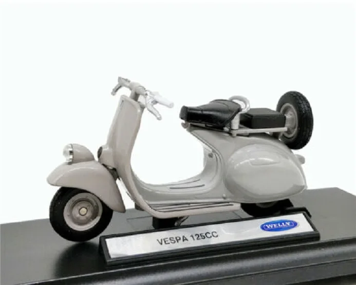 Модель мотоцикла Welly 1:18 Vespa 1953 125CC Игрушечная модель новинка в коробке| |