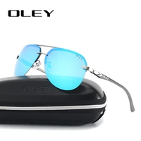 oley aluminum magnesium polarized sunglasses men driver mirror sun glasses male fishing female eyewear for men ya143