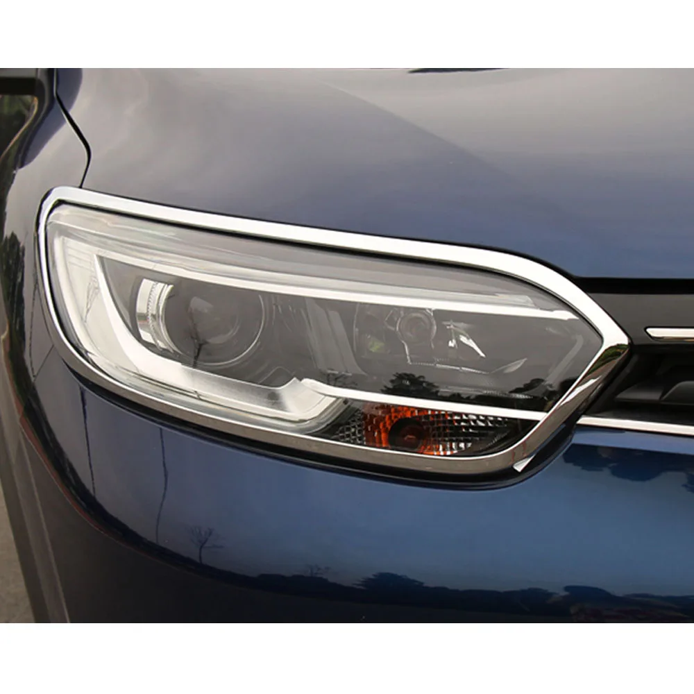 Для Renault Kadjar 2016 2017 2018 2019 автомобильный передний светильник лампа детектор рамка