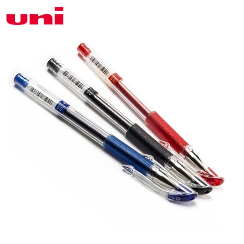 12 Pieces Uni Pen UM 115 Stationery 0.5mm Gel Black/ Red/ Blue for School Office Writing Supplies|Гелевые ручки| |