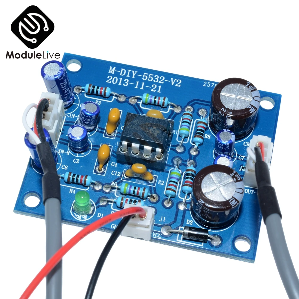 DC 12 В 35 в NE5532 Предварительный усилитель OP-AMP Hi-Fi предусилитель сигнальный модуль Bluetooth усилитель предусилитель плата модуль 600mA