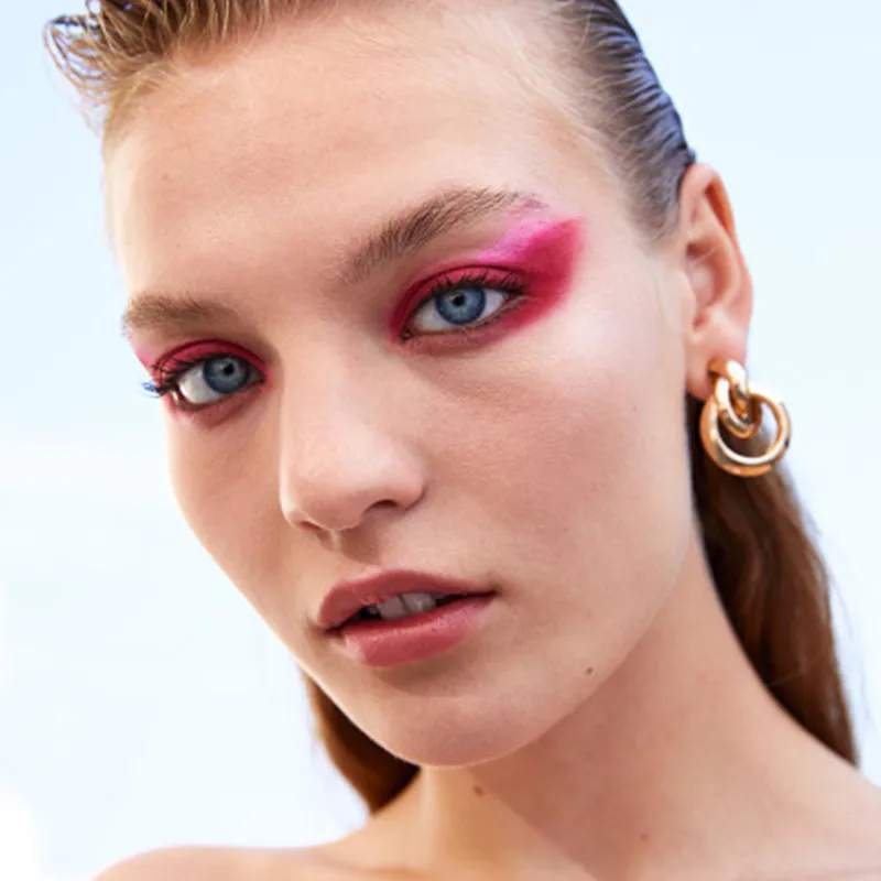 

Round Stud Earrings For Women ZA Fashion Earings Oorbellen Wedding Bohemian Jewelry wedding Earrings Bijoux Femme 2020 wholesale