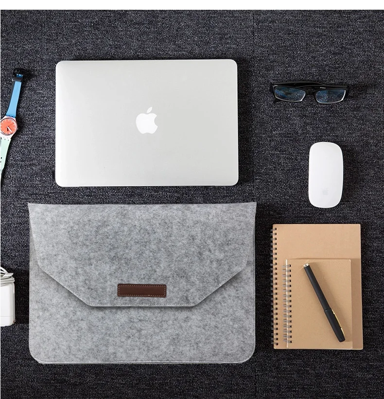 Новый тонкий чехол для ноутбука Macbook Pro 13 A1278 шерстяной войлок 12 сумка зарядного