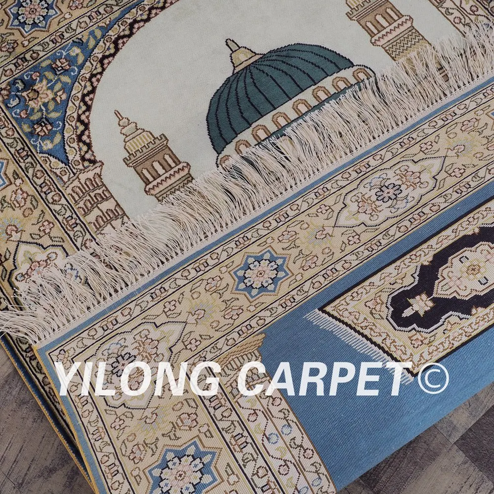 Yilong 2 8 'x 4' восточные коврики винтажный Шелковый Молитвенный ковер ручной