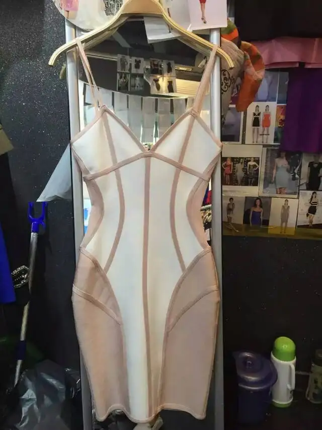 2015 Высокое качество Новые без рукавов Белый Обнаженная Спагетти ремень Strappy