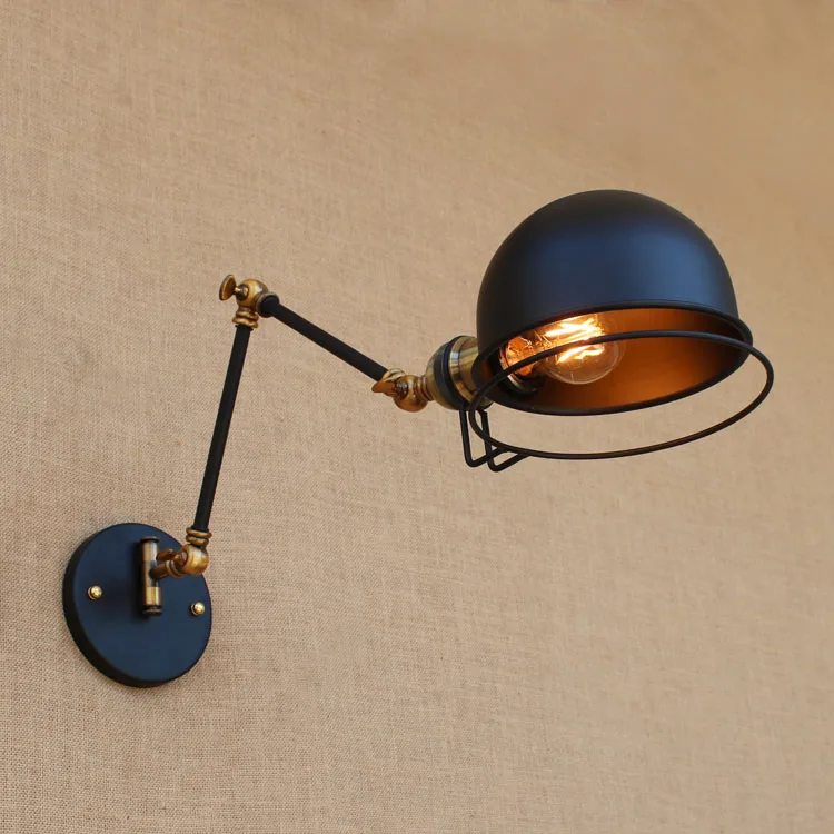 

Brass Adjustable Long Arm Wall Lamp Vintage Wandlamp Edison Loft Style Industrial Wall Sconce Apliques LED Luminaire Arandela