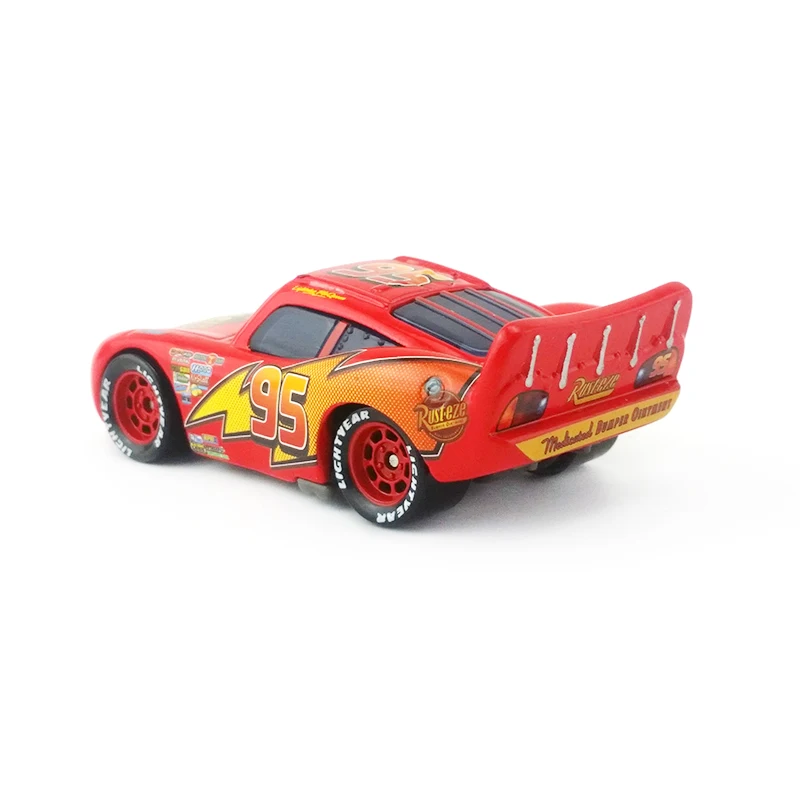 Disney Pixar Cars Angry Lightning McQueen металлическая литая под давлением игрушечная машина 1:55