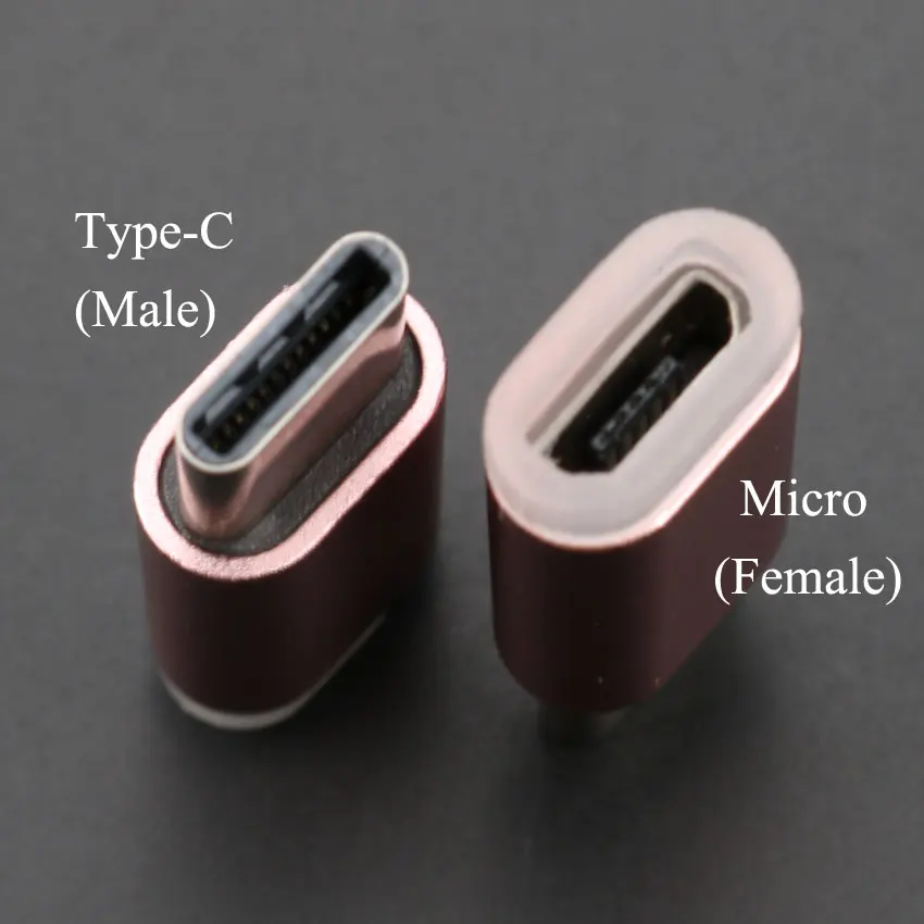 Адаптер OTG с Type C на Micro USB / Поддержка синхронизации данных и зарядки конвертер для