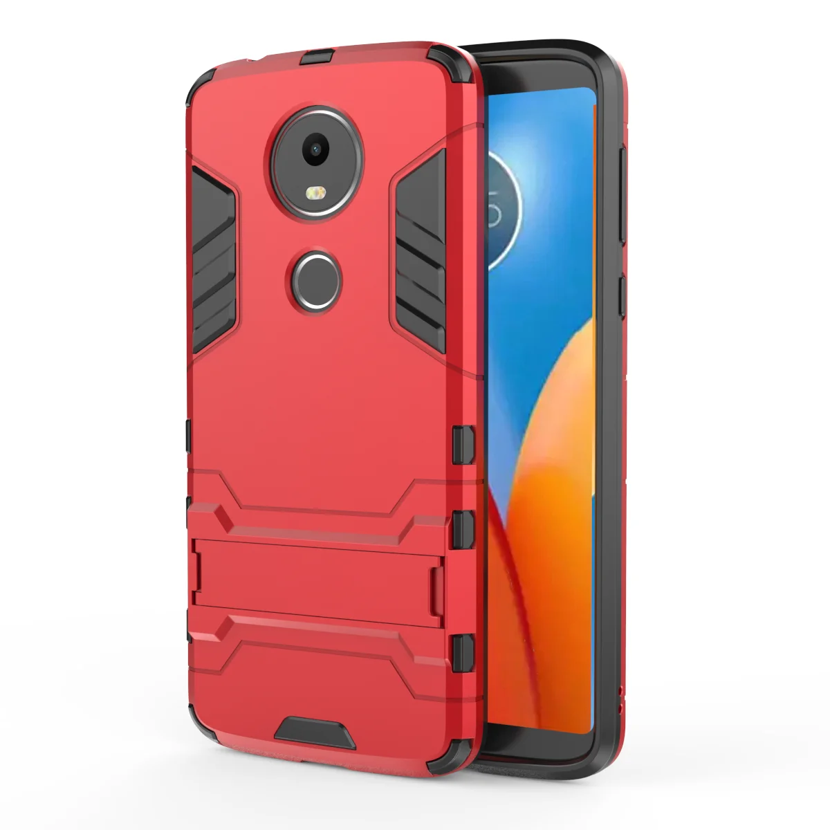 Жесткий PC защитный чехол s для Moto G5s Plus чехол Moto G6 Plus G XT937 G5S E5 E3 G5 S G6Play G6 Play чехол противоударный бампер для телефона - Цвет: Red 006