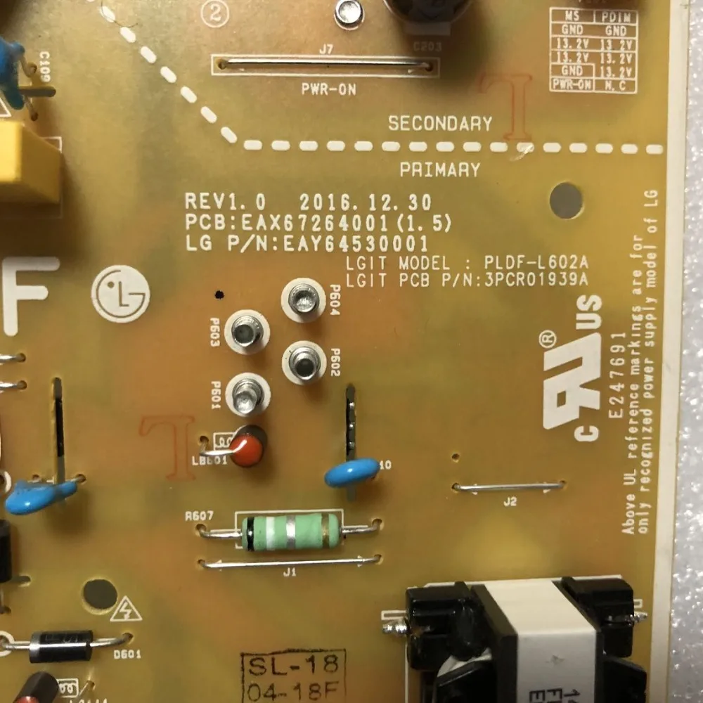 1 шт/лот хорошее качество бесплатно оригинал LGP43DJ 17F1 EAX67264001 EAY64530001|lote|spot |