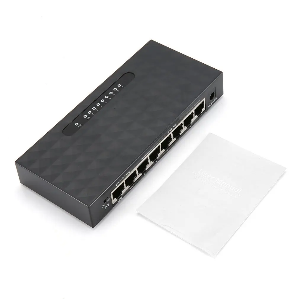 8 Port 100Mbps Switch SPOE Fast Power Over Ethernet Network Smart Wholesale Supplier Sale | Инструменты