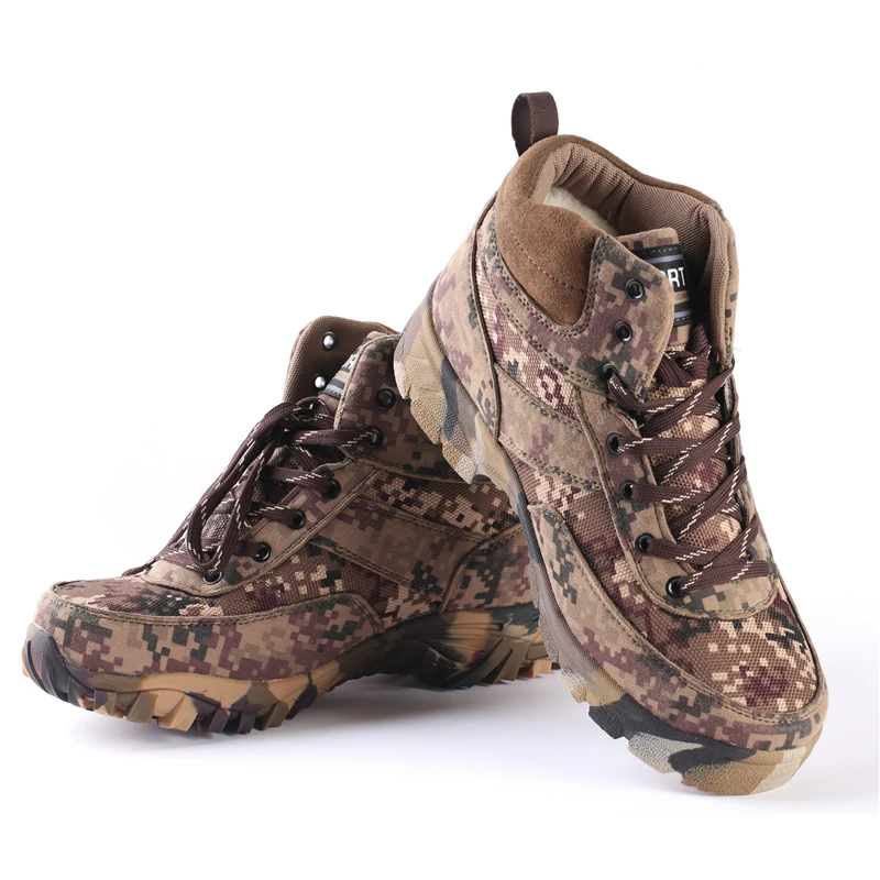 Мужские камуфляжные тактические ботинки для альпинизма Мужская дышащая обувь