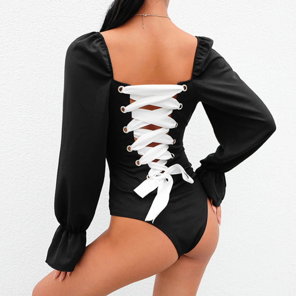 Сексуальная юбка с открытой спиной сшитое платье длинными рукавами облегающее