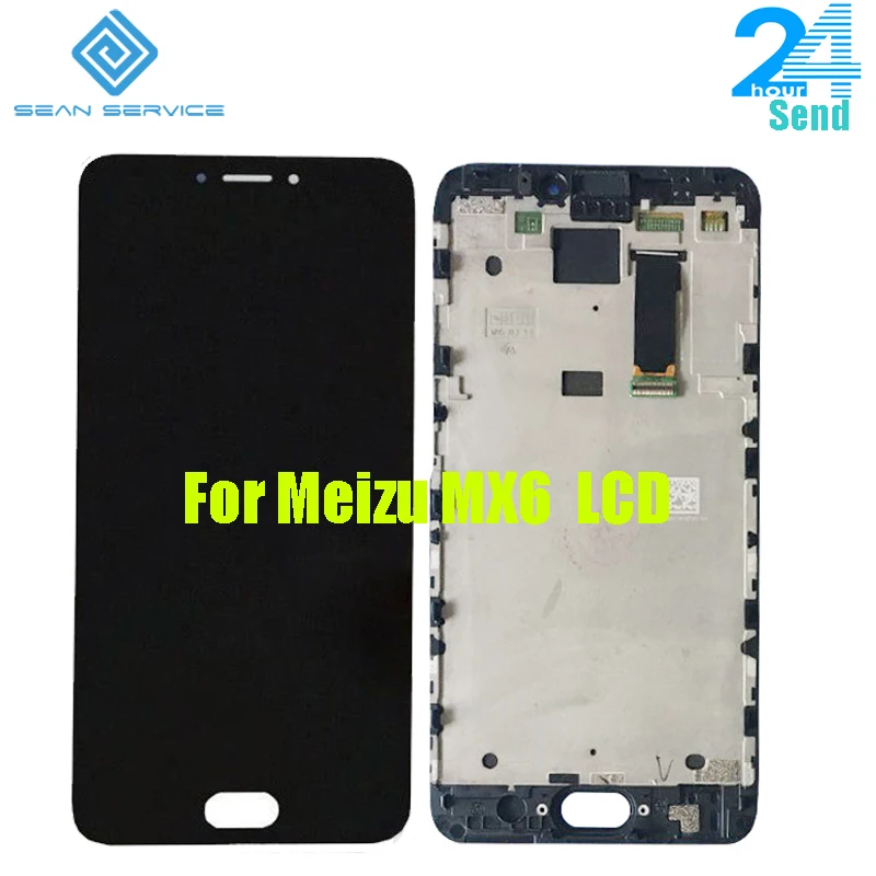 Для Meizu MX6 ЖК дисплей Дисплей с Сенсорный экран планшета Ассамблеи Замена Рамки 5.5